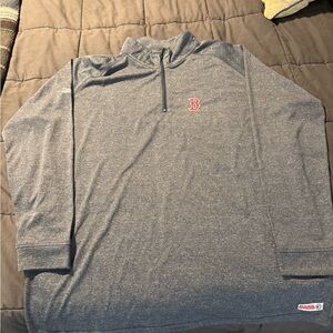 NEW - tags removed but never worn.  Boston Red Sox performance 1/4 zip XL